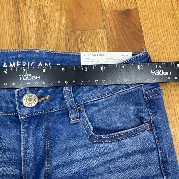 American eagle jeans women's 6 LONG | 28x30 next level stretch nwt jegging - Picture 13 of 16